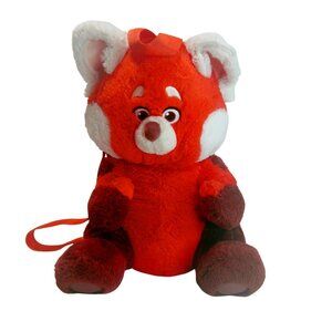 Disney Store Turning Red Mei Lee Panda Plush Childs Backpack Super Soft 14 inch